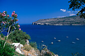 Bucht in der Nähe von Dirou, Halbinsel Mani, Peloponnes, Griechenland