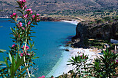 Strand in der Nähe von Dirou, Halbinsel Mani, Peloponnes, Griechenland