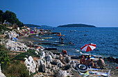 Badestrand Zelena Laguna, Porec, Istrien Kroatien