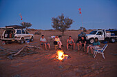 Nachtlager, Simpson Desert Tour Süd-Australien, Australien