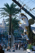 Figure head, Porto Antico, Genoa, Liguria Italy