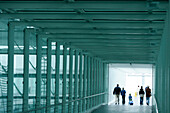 People at terminal, aiport Munich Bavaria, Germany