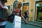 Shopping Via Condotti, Rom, Italien