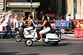 Motorrollerfahrer, Rom Italien