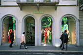Shopping, Via Montenapoleone, Mailand, Lombardei, Italien