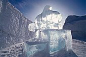 Ice sculpture, Lappland, Sweden
