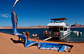 Kiteboarding, Lake Powelll, Lake Powell Arizona-USA