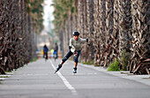 Inline skater, Barcelona, Spain