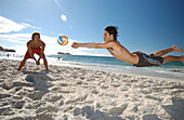 Beach volleyball, Clifton 4, Cape Town, South Africa