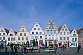 Old Town, Market Square, Friedrichstadt Schleswig-Holstein, Germany