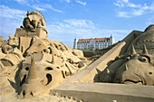 Strandburgenfestival, Zeebruegge, Flandern Belgien