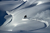 Snowboarder, Valluga, Arlberg, Wintersport Oesterreich