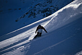 Snowboarder, Valluga, Wintersport, Österreich