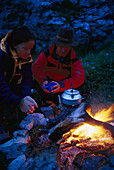 Campfire, Hiking, Tannheimer Tal Austria
