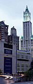 USA, New York City without WTC, October 2001, Pace, New York, Manhattan, Wolkenkratzer, Pace University, Oktober 2001English:, USA