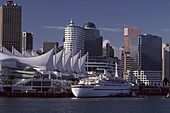 Cruiser at Canada Place, Vancouver Brit. Columbia, Canada