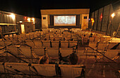 Open Air Cinema, Matilda Hwy, Australien, Queensland, Maltilda Highway, Royal Theatre outdoor picture theatre in Winton from 1938