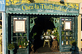 St. Tropez, Hafen, Restaurants, am Quai Jean Juaurès, Côte d´Azur Provence, Frankreich