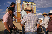Bookmakers at Birdsville Races, Australien, Queensland, Birdsville, fun annual outback horse race, Buchmacher, Wetten, Renntage