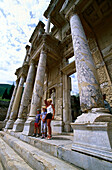 Celsus Bibliothek, Antike Stadt Ephesus Tuerk. Aegaeis, Tuerkei