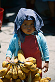 Kind mit Bananen, Quinto Equador