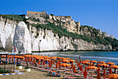 Vieste Strand, Vieste, Pizzomunno, Gargano, Apulien, Italien