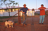 Wally, Boundary Rider, Dog Fence, Broughams Gate, South Australia, New South Wales, Australien