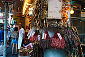 Chinesische Wuerste, Mangkok, Hongkog China