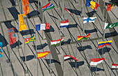 Flaggen, EXPO 2000, Hannover, Niedersachsen Deutschland