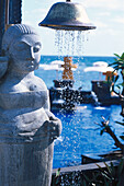 Shower at pool, Hotel Oberoi, Mauritius