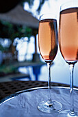 Rosé Champagner, Hotel Oberoi Mauritius