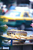 Sate Spießchen, Strassenverkauf Bangkok, Thailand