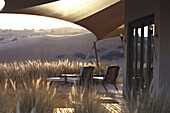 Vie from terrace, Al Maha Desert Resort, Dubai, United Arab Emirates