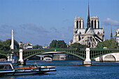 Pont de la Tournelle, Seine, Notre Dame Paris, France
