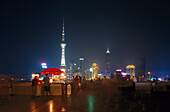 Skyline of Pudong, Bund, Shanghai, China