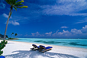 Hängematte am Strand, Four Seasons Resort, Kuda Hurra, Malediven