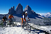 Montain-Bike Tour, Drei Zinnen Südtirol, Italien