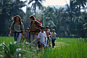 Tourists and children, Hue Vietnam