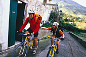 Mountainbiking, Lipari Island, Sicily