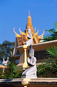 Buddhistische Statue, Königspalast, Phnom Penh, Kambodscha, Asia