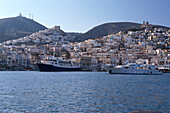 Harbour, Ermoupolis, Siros Cyclades , Greece