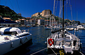 Harbour, Citadel, Bonifacio, Corsica, France