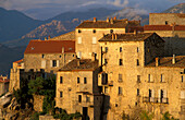 Mountain village Sartene, Corsica, France