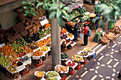 Madeira's Market hall, Mercado dos Lavradores, Funchal, Madeira, Portugal