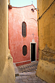 Alley in Citadelle, Bastia, Corsica, France