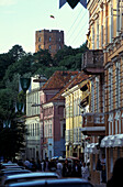 Old Town & Tower of castle, Vilnius, Lithuania Baltic States