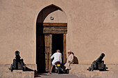 Am Fort von Nizwa, Akhdar-Gebirge Oman