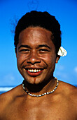 Teenager, Pretty Smile, Tikopia, Temotu Province Solomon Islands, South Pacific