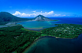 Volcano, Village, Aerial, Rabaul, Matupit, East New Britain Papua New Guinea, Melanesia
