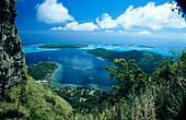 Lagoon, Motu, Bora Bora, Windward Islands French Polynesia, South Pacific